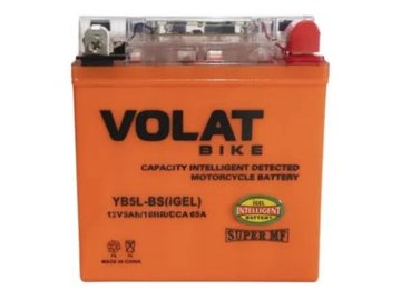 Мотоаккумулятор 5Ah (iGEL) R+ VOLAT YB5L-BS