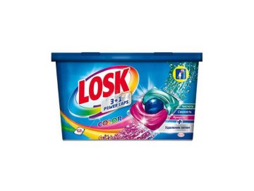 Капсулы для стирки ЛОСК Капс Колор, 12 шт Мила