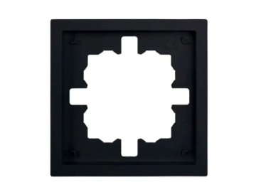 Рамка Lezard Zima 1-местн черный барх 704-4200-146
