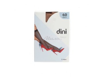 Гольфы женские DINI Daily 40 den, тон Natura, 2 пары