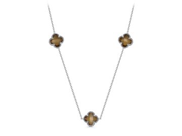 Колье KABAROVSKY, серебро 925 проба, вставка алпанит