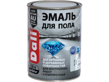 Эмаль для пола DALI RAL 3009 красно-коричневый, 800мл