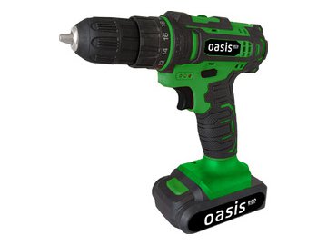 Дрель-шуруповерт Oasis AS-18V Eco (с 2-мя АКБ, кейс) на акции в магазинах 5 элемент