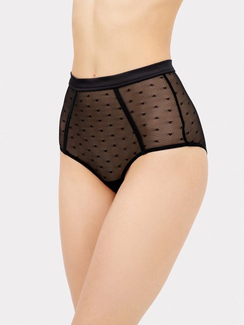 Трусы женские макси в черном цвете, фото 2 из 18