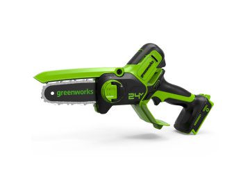 Мини пила цепная акк.Greenworks 2008207 (24V,10см)без АКБ и ЗУ