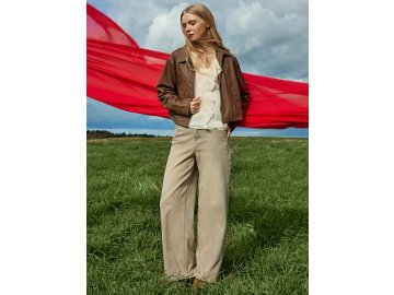 Куртка женская коричневая укороченная Марк Формель