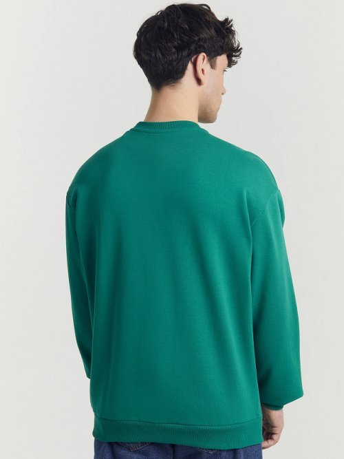Свитшот мужской в зеленом цвете, фото 6 из 12
