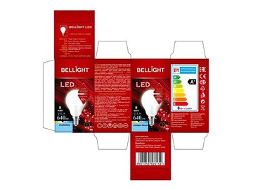 Лампа светодиодная BELLIGHT LED G45 8W 220V E14 4000K