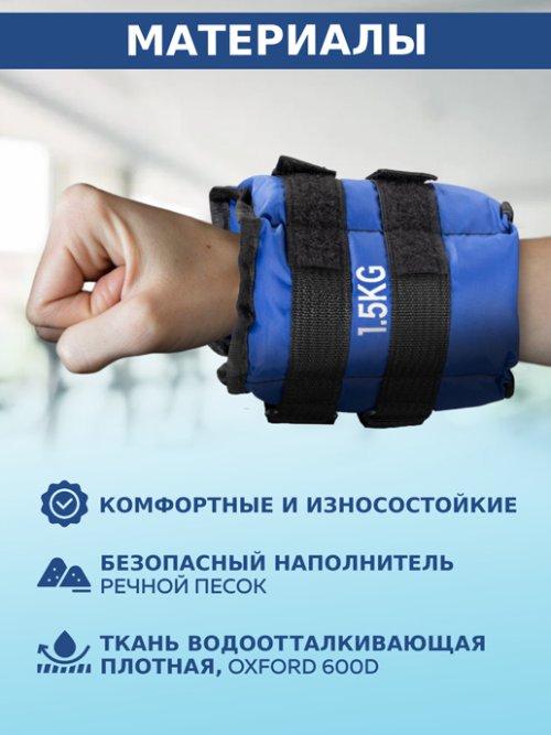 Набор утяжелителей Sport X (1,5 кг*2), фото 11 из 218