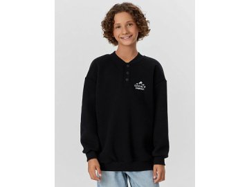 Свитшот для мальчиков черный с принтом "legacy unbroken"