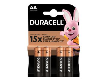 Батарейка DURACELL AA (LR6/MN1500) 4 шт