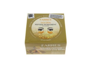Патчи для глаз FARRES с золотом и пептидами, 60 шт