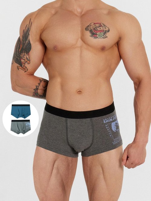 Набор трусов мужских боксеров , 2 шт, фото 1 из 21