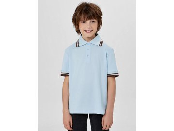 Поло для мальчиков голубое Марк Формель