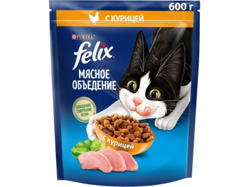 Корм "FELIX" (мясн. объед./куриц.) 600г в Дзержинске Евроопт