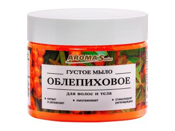 Густое мыло для тела и волос "Облепиховое", 250 мл