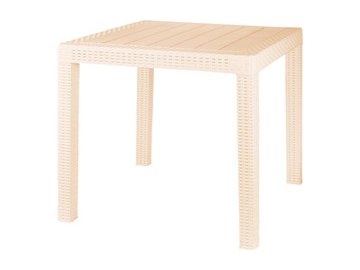 Стол пластиковый малый PLAST TEAM Rattan ING6183СЛВ на акции в магазинах 5 элемент