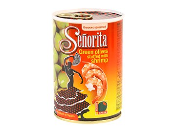 Оливки Senorita фаршированные креветкой 280 г