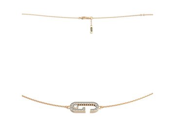 Колье Grant, красное золото 585 проба, вставка бриллиант