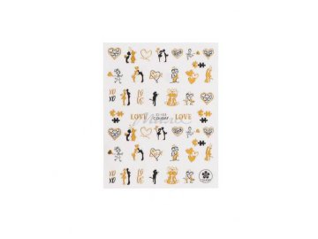 Наклейки для ногтей ODRI Love, арт. SLWP8-5 Мила
