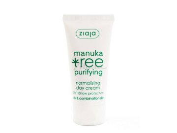 Дневной крем для лица ZIAJA Manuka Tree Дерево мануки нормализующий, 50 мл