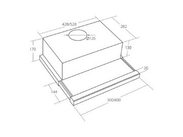 Вытяжка Akpo Light Eco Glass 60 WK-7 (белый)
