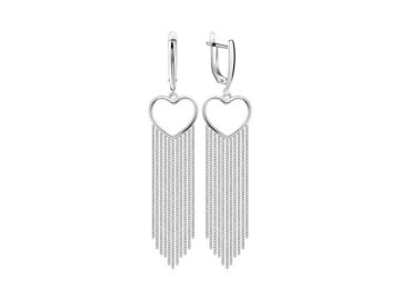 Серьги длинные TALANT, серебро 925 проба