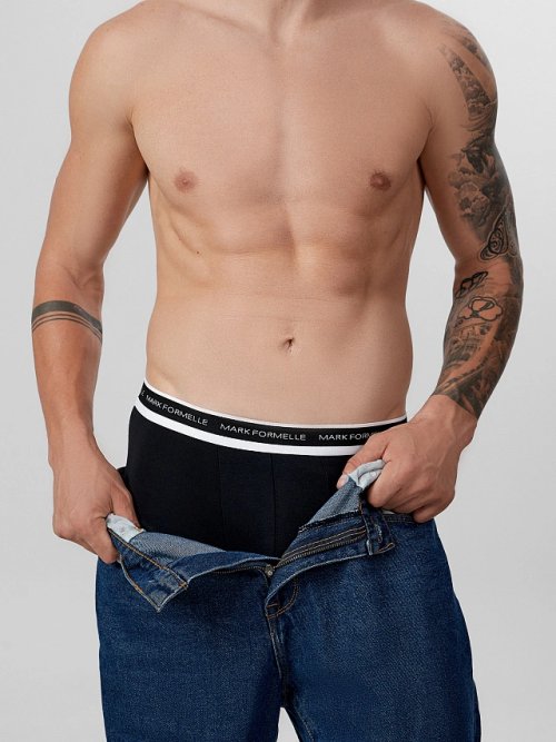 Трусы боксеры мужские черные, фото 13 из 21