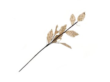 Ветка декоративная Калядны час Frosted Leaf 75см 02737 Ома