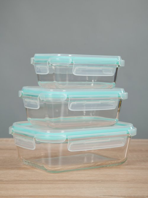 Набор стеклянных контейнеров c крышкой Food jars-1 (5 шт.), фото 8 из 11