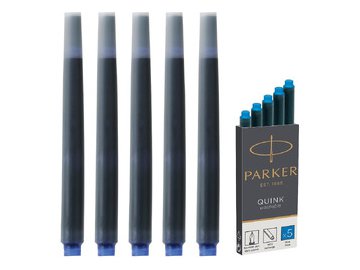 Чернильный патрон Cartridge Quink (5 шт.) PARKER 142386 / 1950383 в Светлогорске 5 элемент