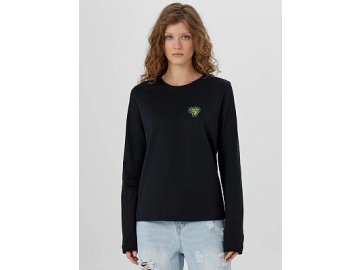 Лонгслив женский черный