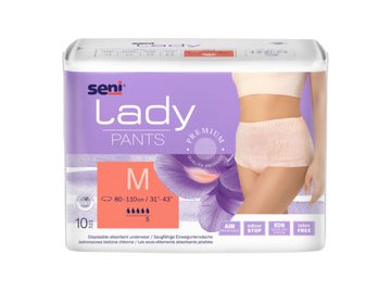 Трусы-подгузники для взрослых Seni Lady Pants Medium (10 шт)
