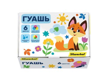Гуашь Silwerhof Веселые друзья 1480800