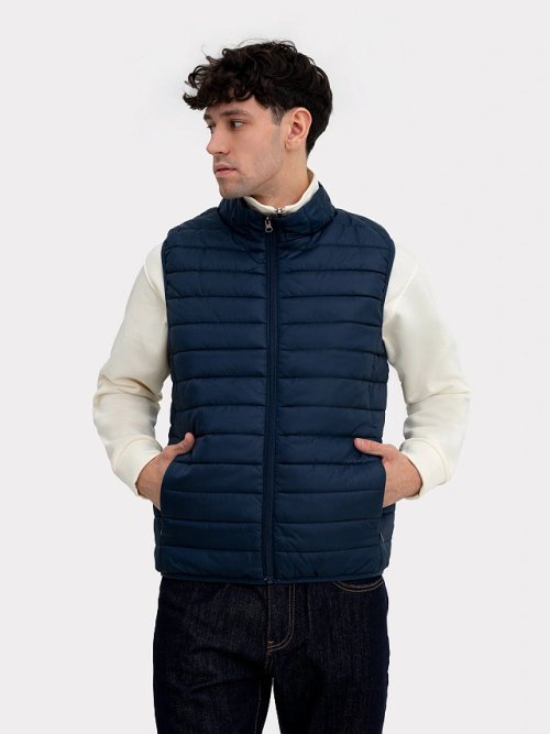 Жилет мужской темно-синий, фото 1 из 5