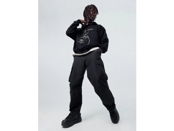 Брюки мужские карго в черном цвете