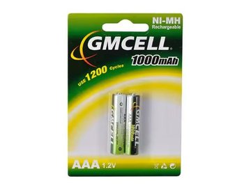 Аккумулятор GMCELL ААА HR03 1000 mAh BP2