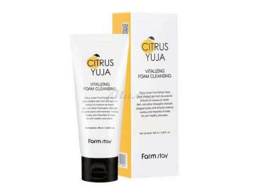 Пенка для лица FARMSTAY Citrus Yuja освежающая очищающая, 100 мл