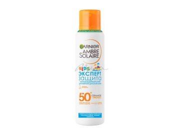 Спрей солнцезащитный GARNIER Ambre Solaire Kids Эксперт Защита для нежной детской кожи SPF 50+, 200мл
