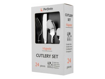 Набор столовых приборов PERFECTO LINEA Majestic 21-250110P 24 шт