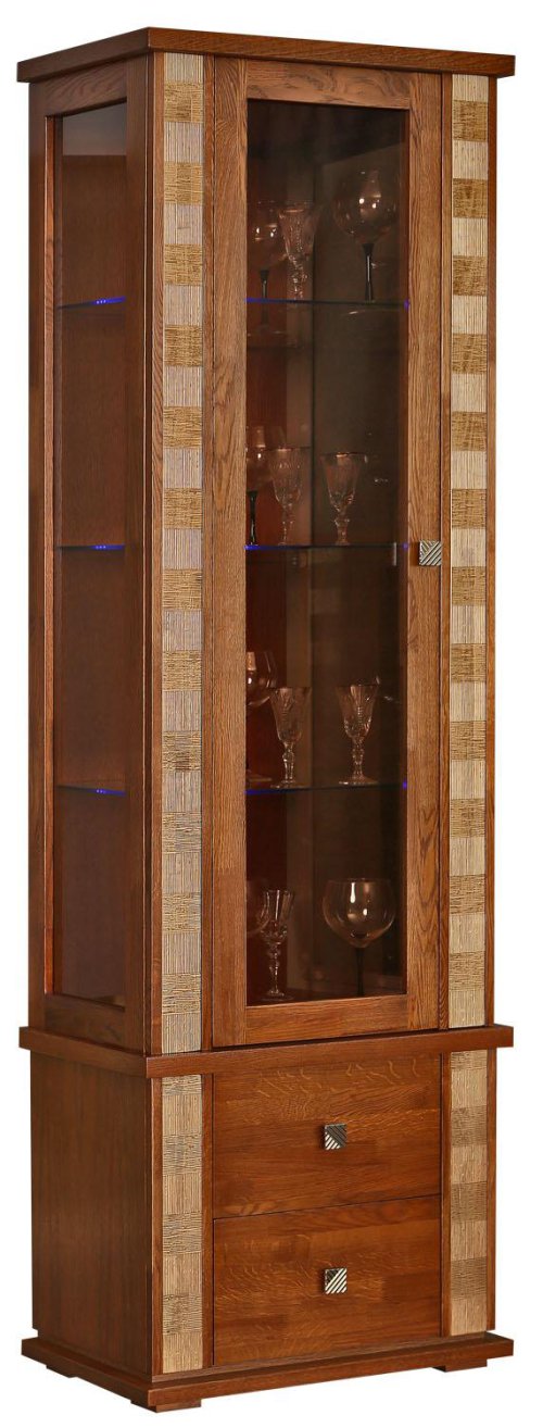 Шкаф с витриной «Тунис» П6.343.0.19-01 (П343.19Ш), фото 3 из 15