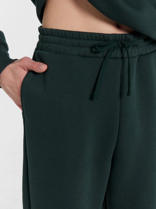 Комплект мужской (худи, брюки) зеленый с печатью, фото 6 из 6