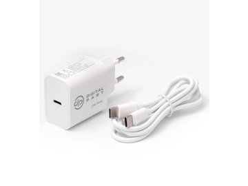 Digitalpart FC-130 USB-C с кабелем Type-C/Type-C (белый)