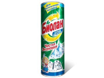 Порошок чистящий БИОЛАН универсальный Горная свежесть, 400 г