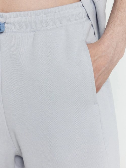 Комплект мужской (футболка, шорты) в сером цвете, фото 5 из 7