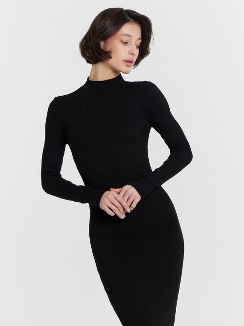 Платье женское черное длинное, фото 4 из 5