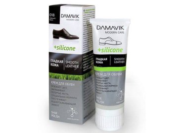 Крем д/обуви с силиконом Damavik черный 75мл в алюмин.тубе арт.9301-018 Мила