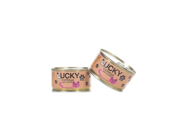 Консервы Lucky для кошек с курицей, 130 г