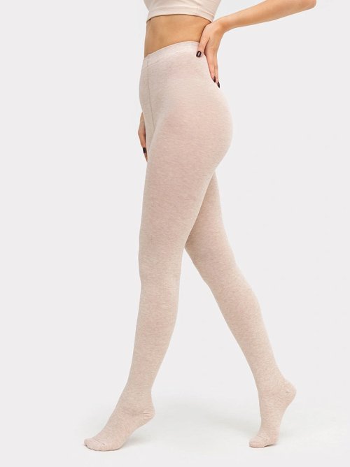 Колготки женские в бежевом цвете, фото 4 из 6