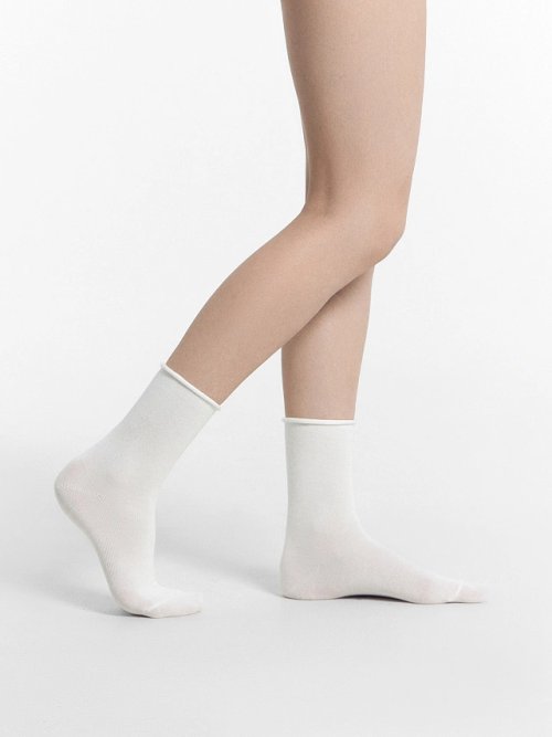 Носки женские белые без борта, фото 1 из 12